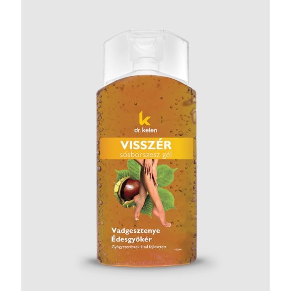 Dr. Kelen Luna vadgesztenyés sósborszesz gél visszérre 150ML