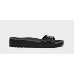 Scholl Bahia Strap Papucs - Fekete