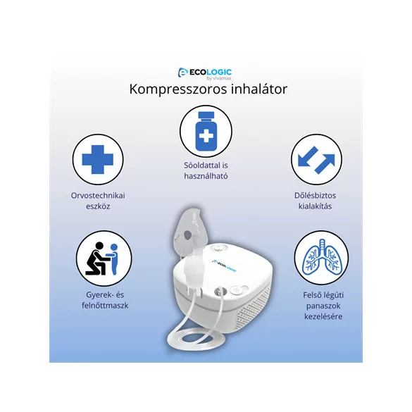 Eco Logic Kompresszoros inhalátor GYEL02