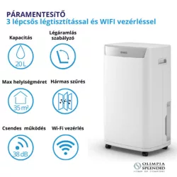 Vivamax Aquaria 20 "Wifi" okos páramentesítő