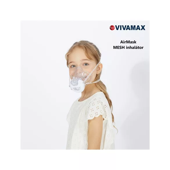Vivamax Hordozható Mesh Inhalátor AiMesh technológiával (AirMask II) GYV35