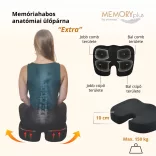 Memory Plus Memóriahabos anatómiai ülőpárna "Extra" GYVMF18