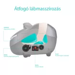 Naipo MGF 839A – Lábmasszírozó hő és görgős masszázsfunkcióval