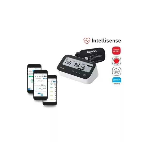 Omron M4 Connect AFib Felkaros Okos-Vérnyomásmérő